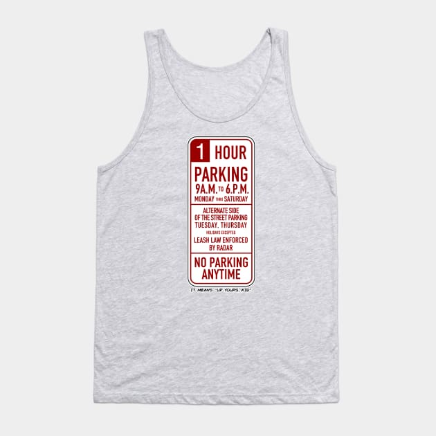 Up Yours, Kid Tank Top by Roufxis